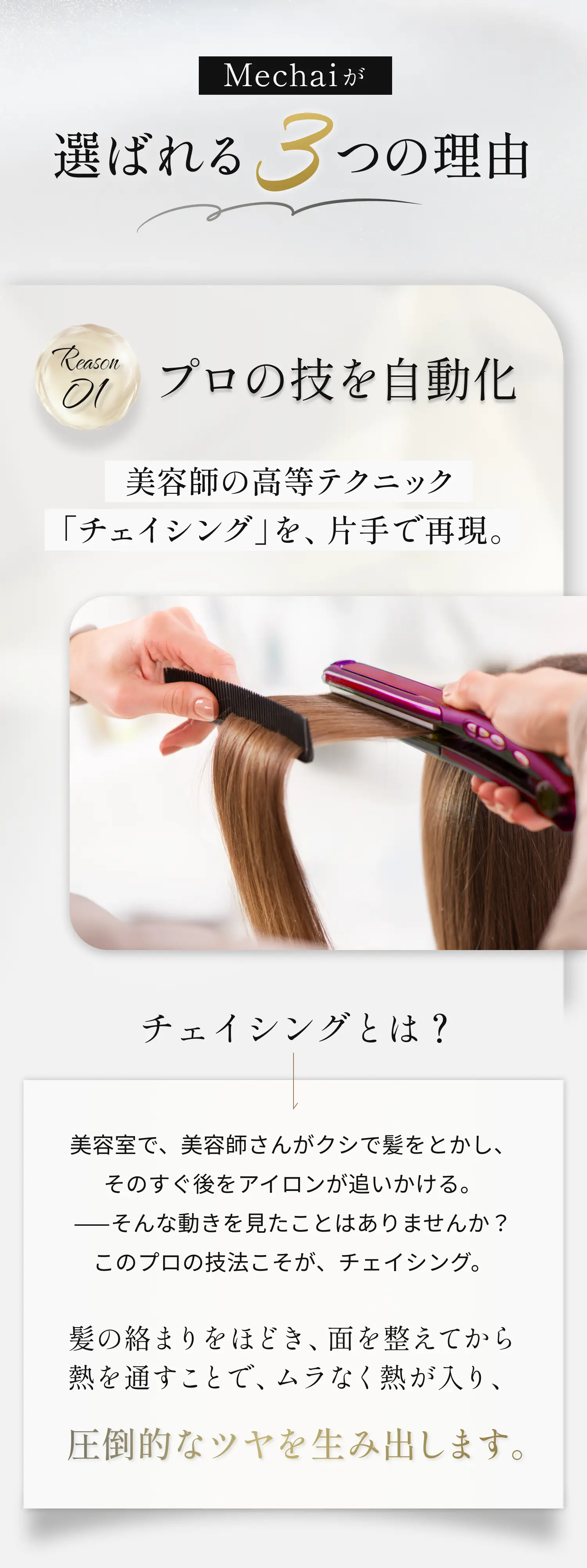 Mechaiはこんな理由で選ばれています